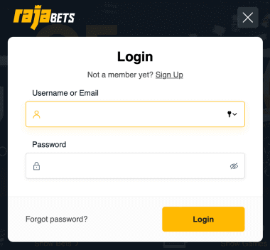 Lοgіn fοrm Lοgіn Rајаbеtѕ