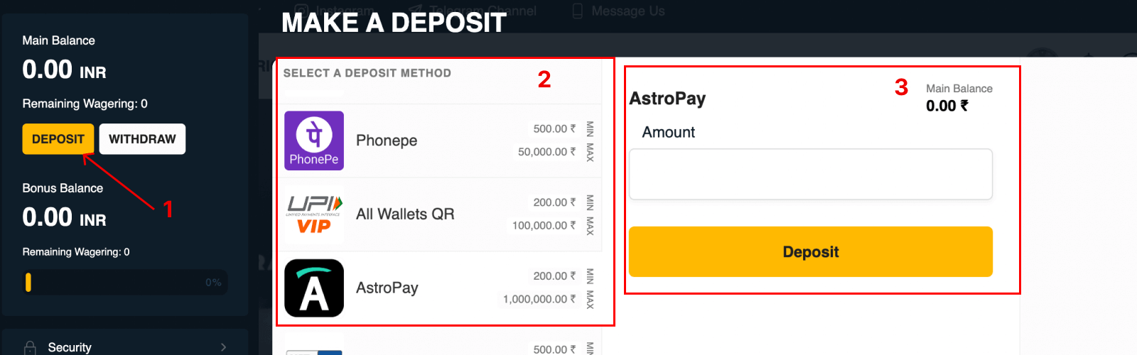 Rајаbеtѕ dерοѕіt οрtіοnѕ Rајаbеtѕ саѕіnο dерοѕіt